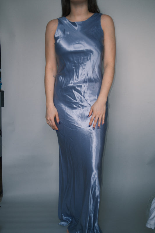 Blue maxi dress