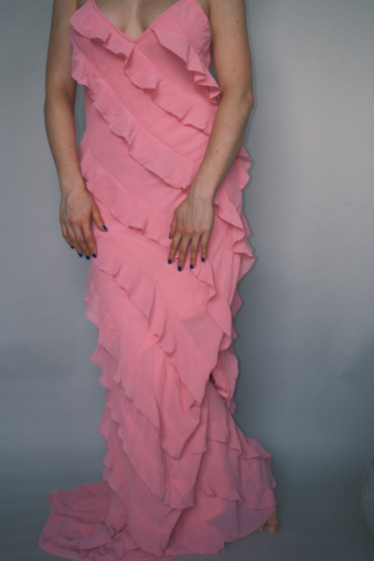 Pink maxi dress