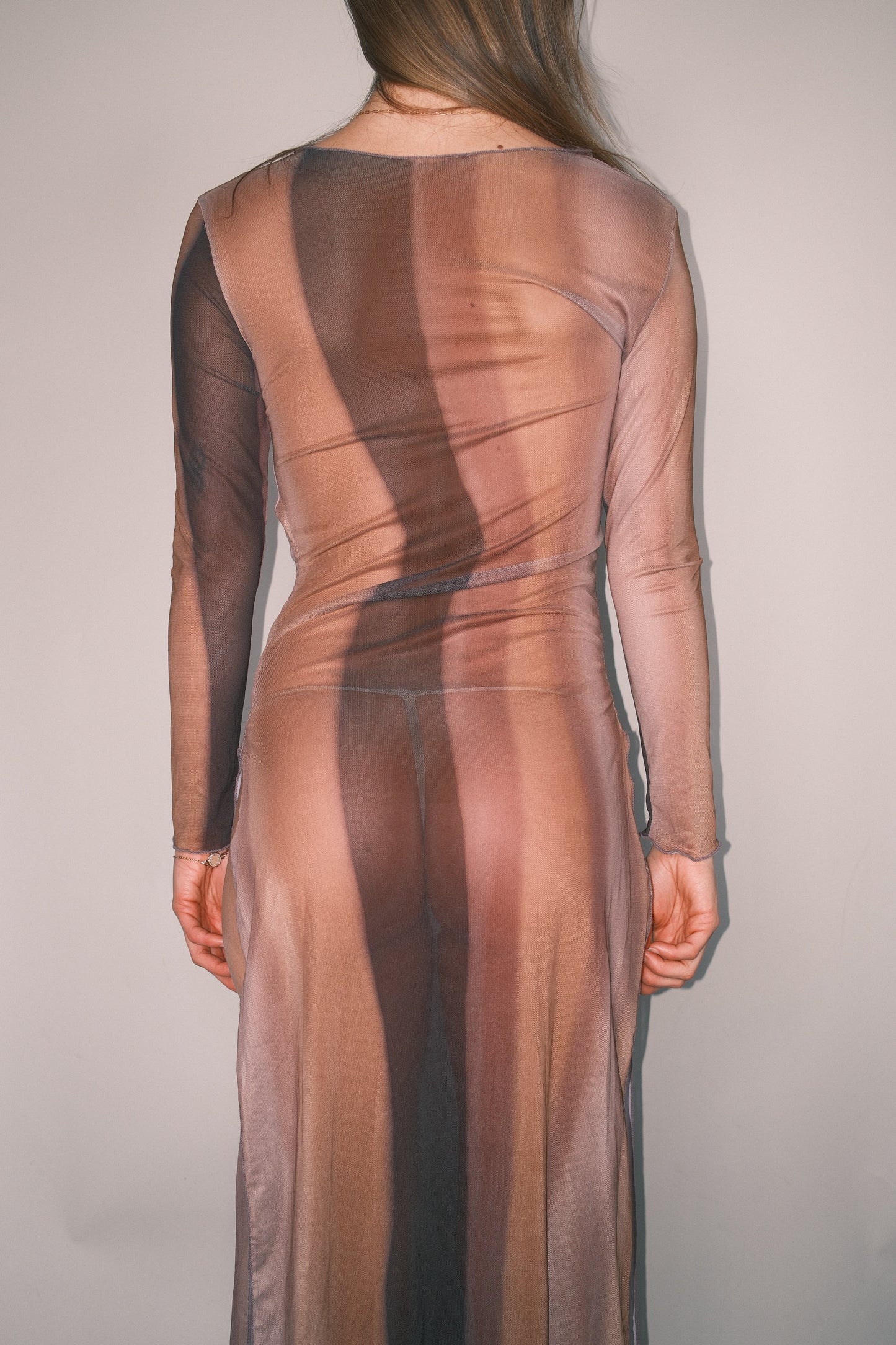 Sheer maxi dress