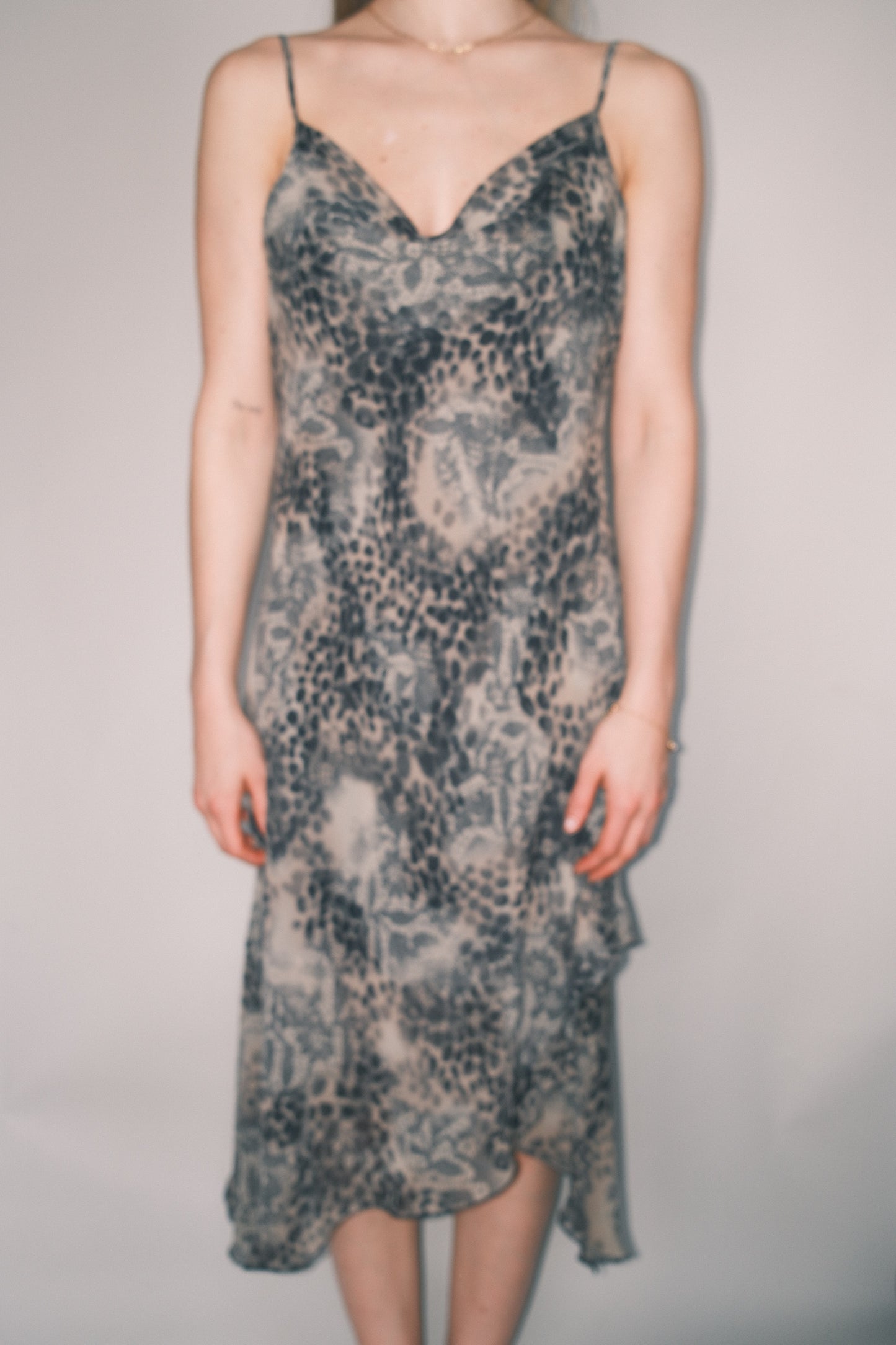 Cheetah lace dress