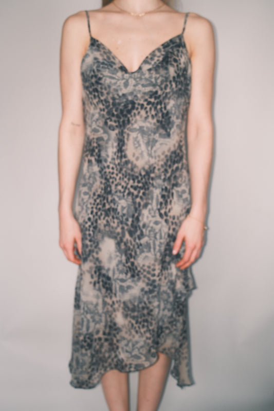 Cheetah lace dress