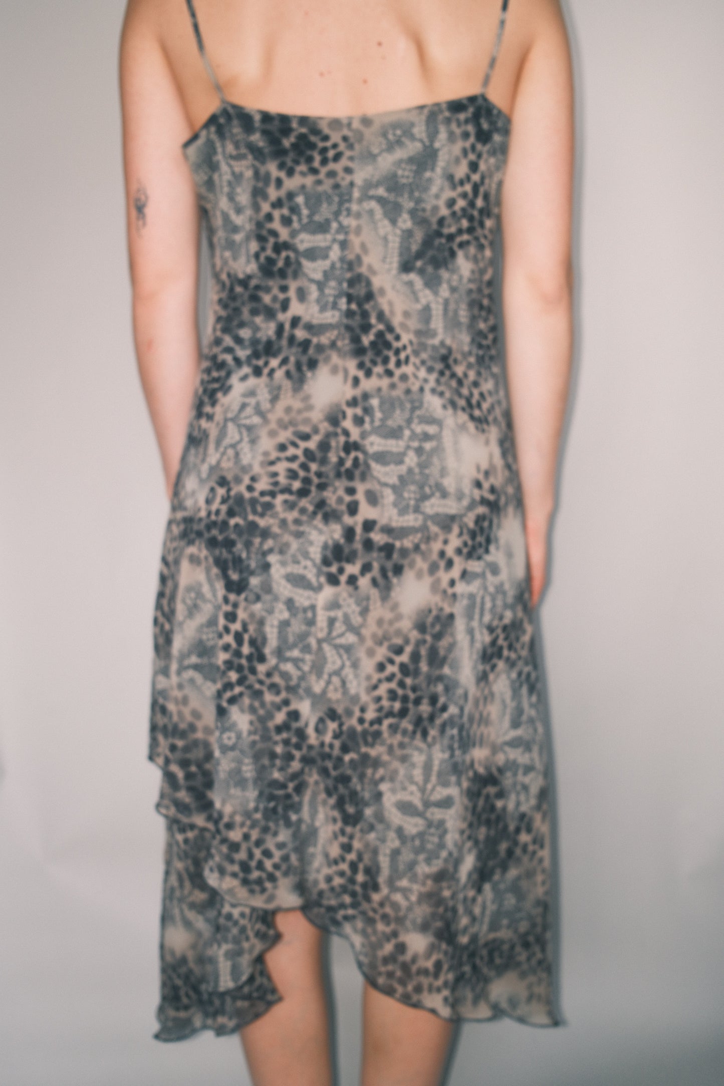 Cheetah lace dress