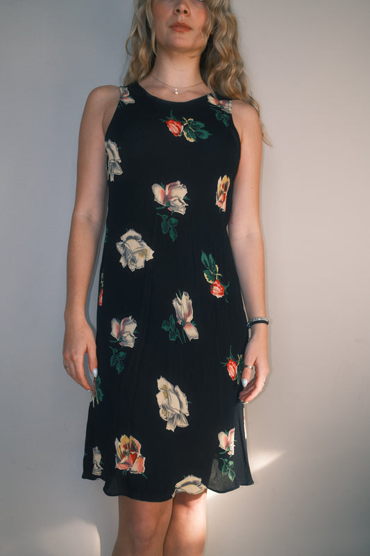Rose midi dress